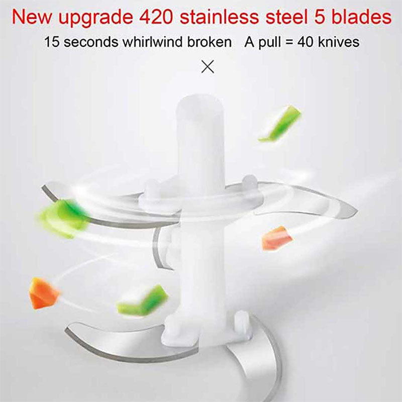 5 Blades Vegetable Chopper