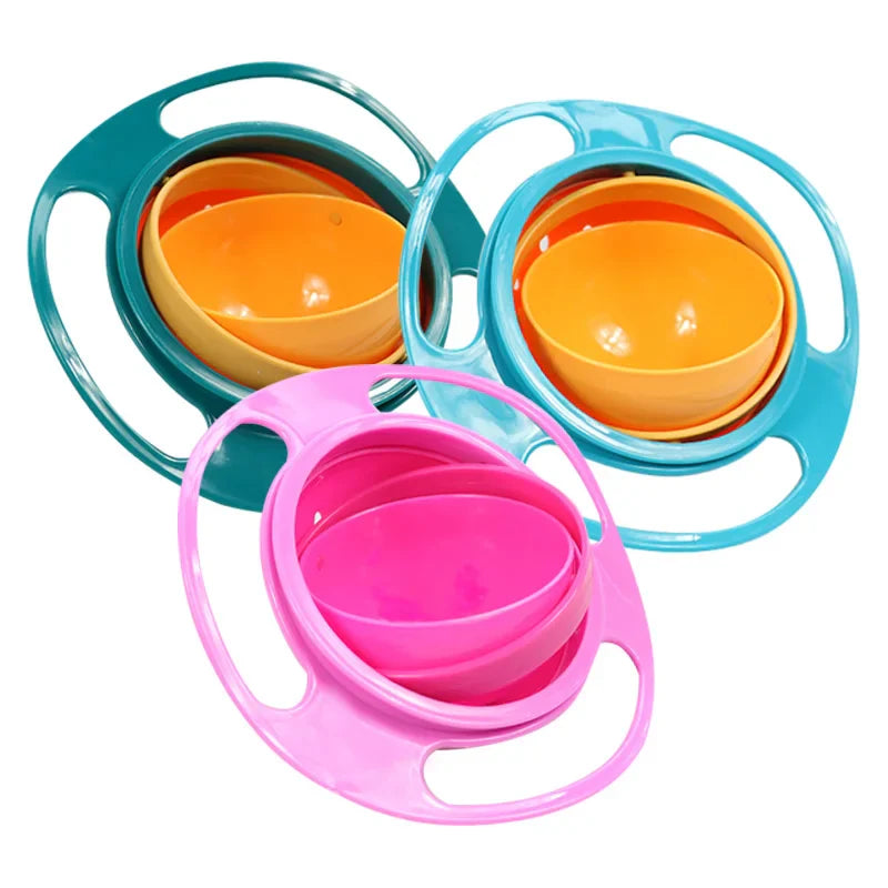 Spill Free Gyro Bowl For Kids