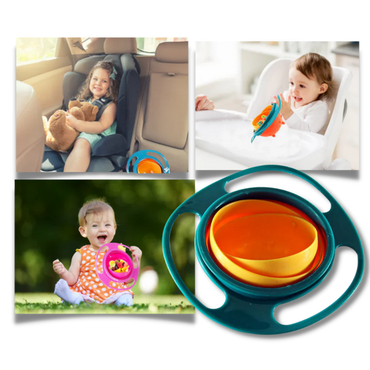 Spill Free Gyro Bowl For Kids