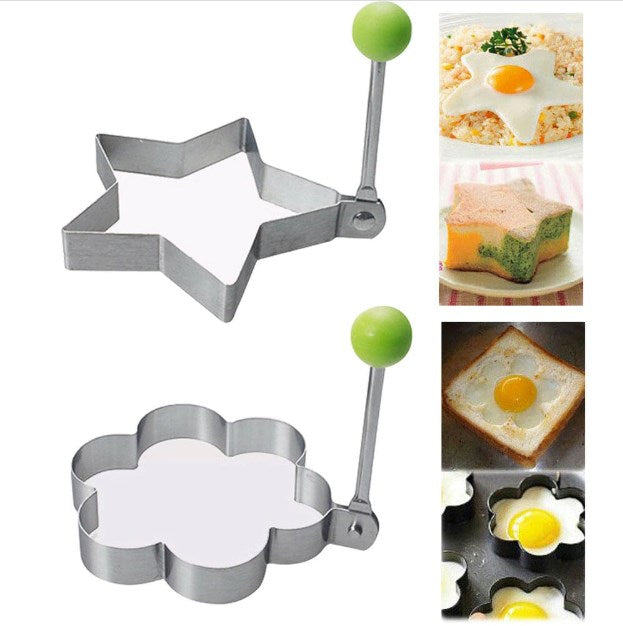 Stainless Steel Egg Mold, 4 Pieces Set